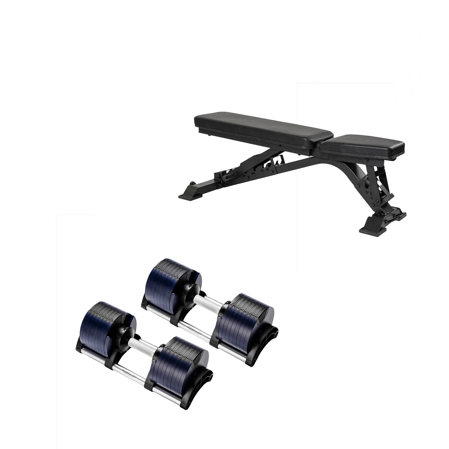 Adjustable Dumbbell Set + Elite FID 2.0 Bench Bundle - Image 5