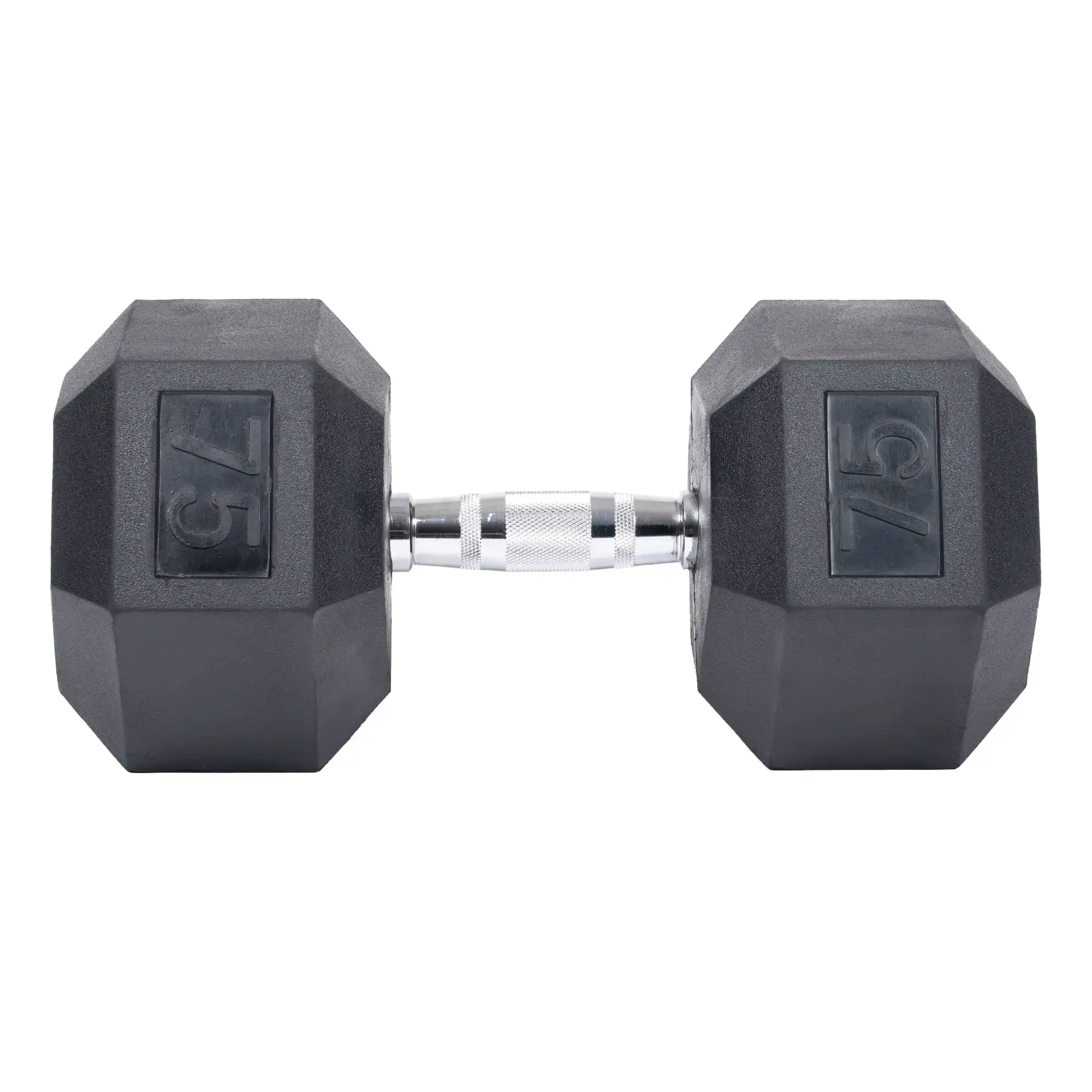 Rubber Hex Dumbbell Set + Racks | 5-75lb - Image 6